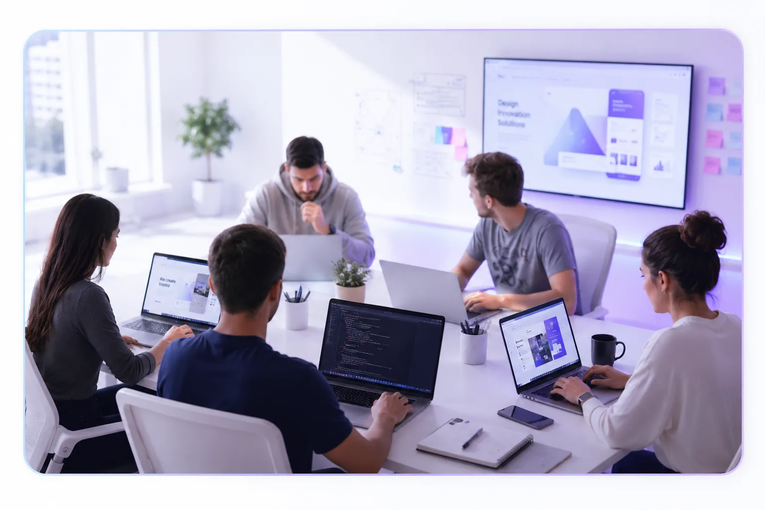 Ομάδα NETMEDIA σε meeting